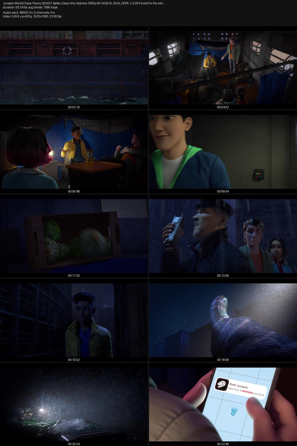 Jurassic World: Chaos Theory Season 2 (2024) [Hindi-English] 1080p 720p 480p Netflix WEB-DL ESubs Screenshots