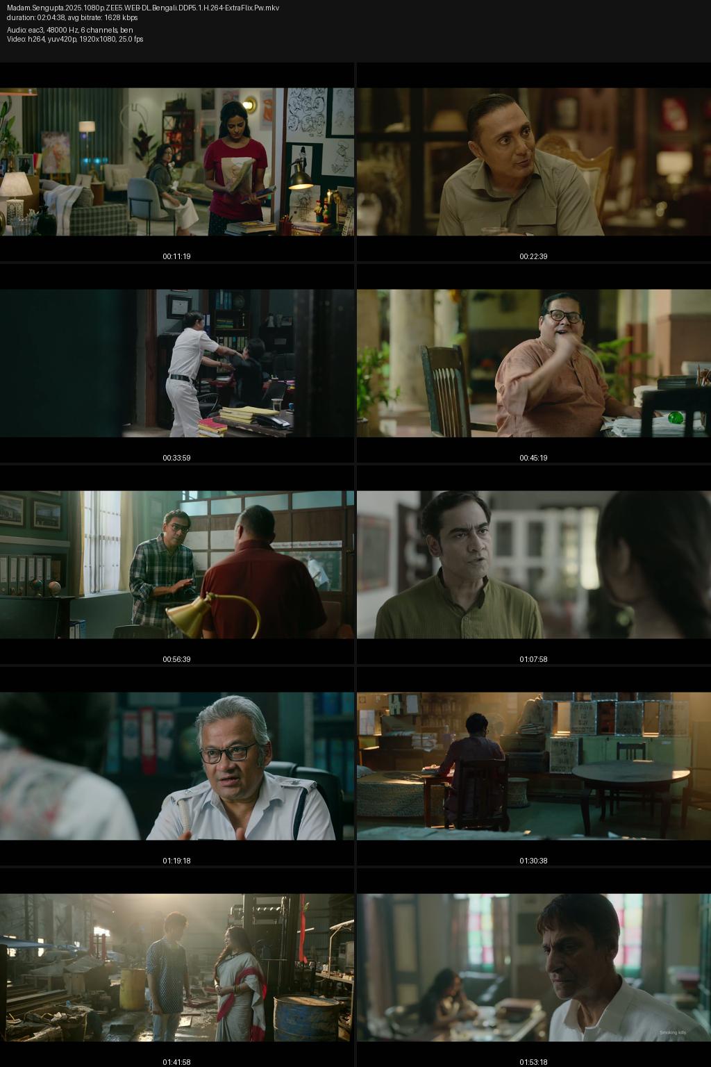 Madam Sengupta (2025) [Bengali] 4K 2160p 1080p 720p 480p ZEE5 WEB-DL ESub Screenshots