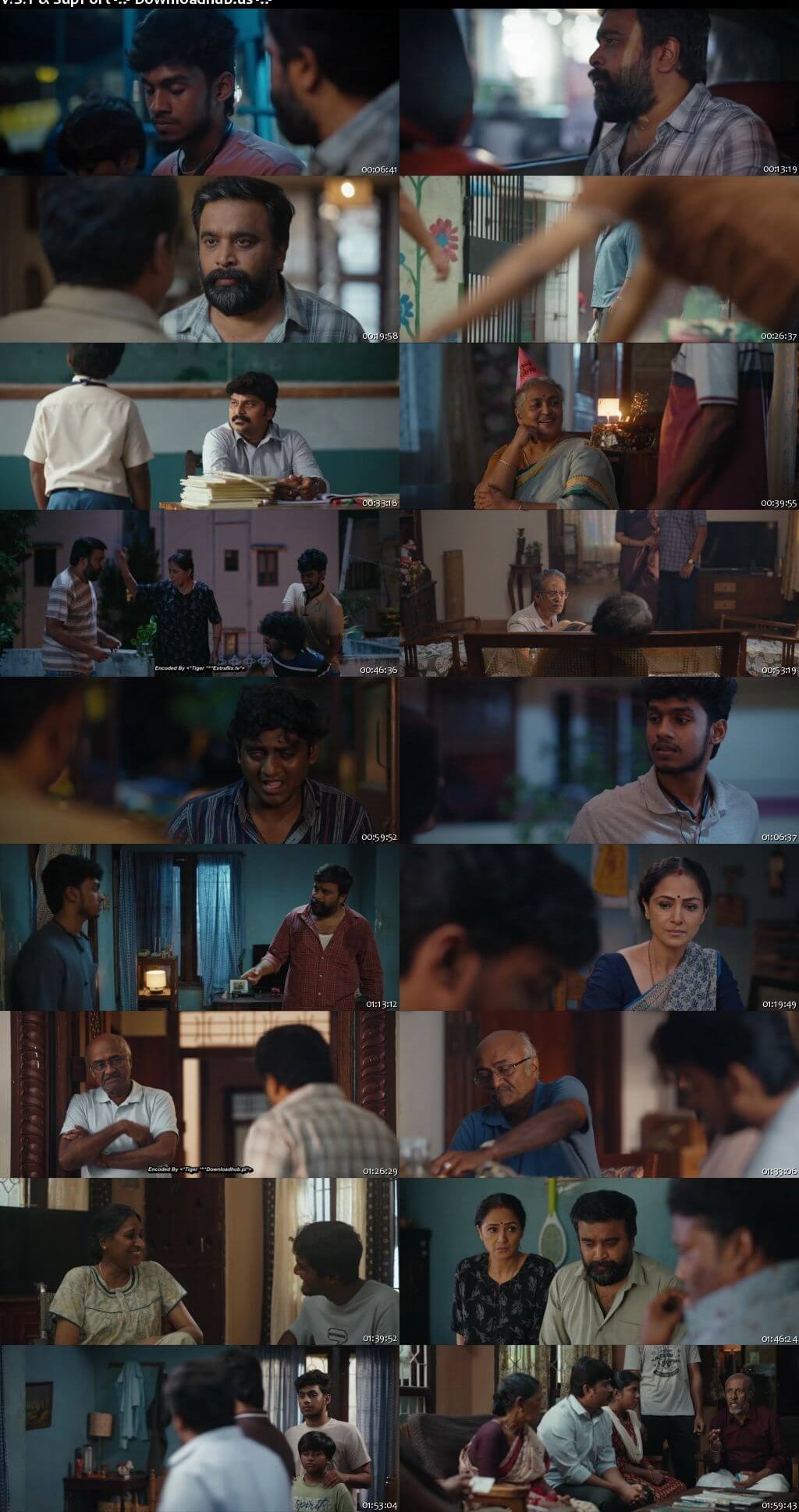 Tourist Family (2025) 1080p | 720p | 480p WEB-HDRip [Hindi (हिन्दी)Tamil] DD5.1 ESub Screenshots