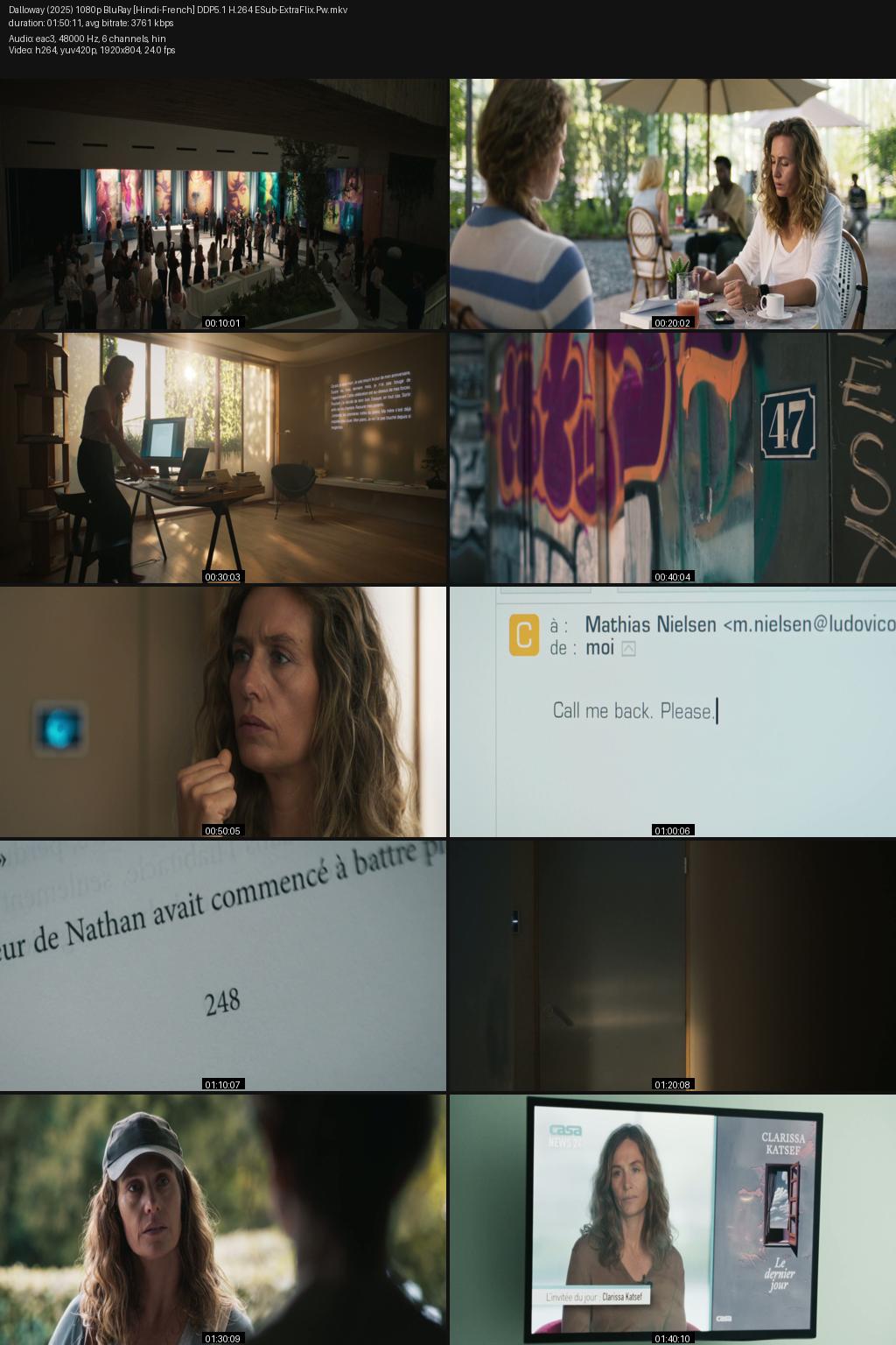 Dalloway aka The Residence (2025) [Hindi-French] 1080p 720p 480p BluRay ESub Screenshots