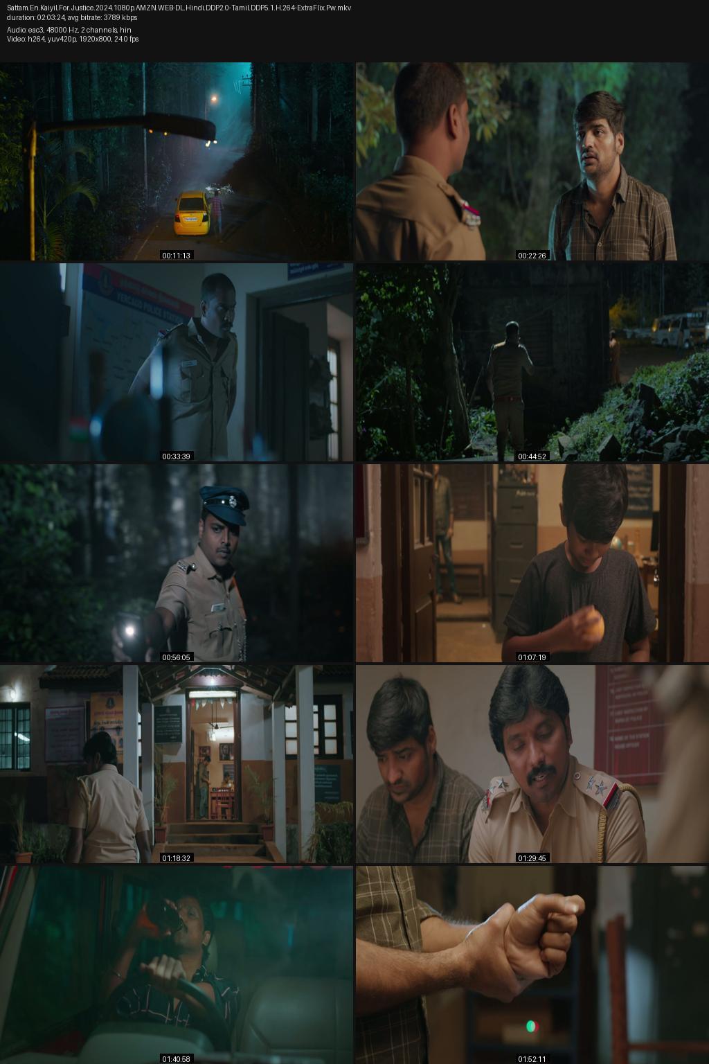 Sattam En Kaiyil (2024) [Hindi-Tamil] 1080p 720p 480p Amazon WEB-DL ESub Screenshots