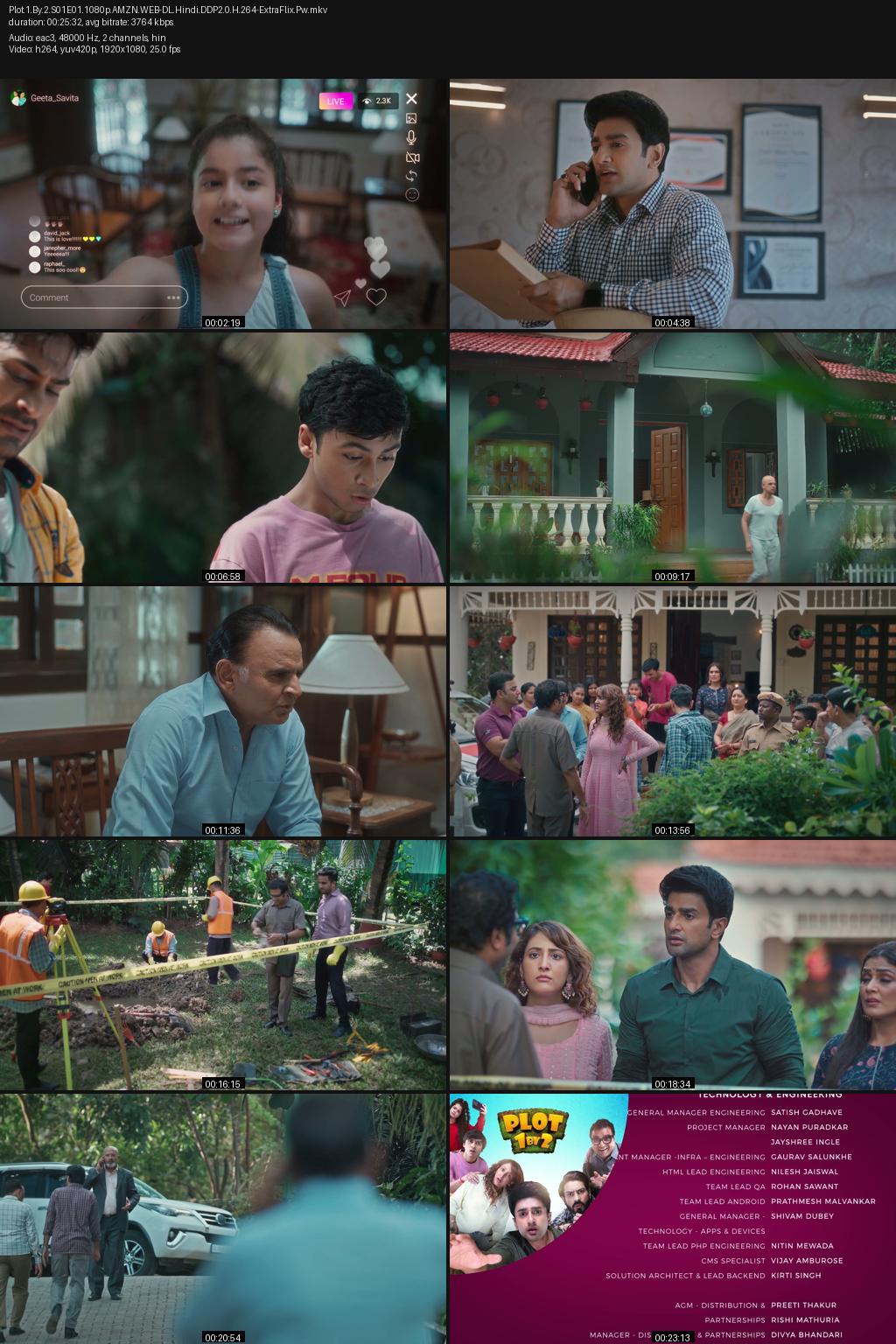 Plot 1 BY 2 Season 1 (2024) [Hindi] 1080p 720p 480p Amazon WEB-DL ESub Screenshots
