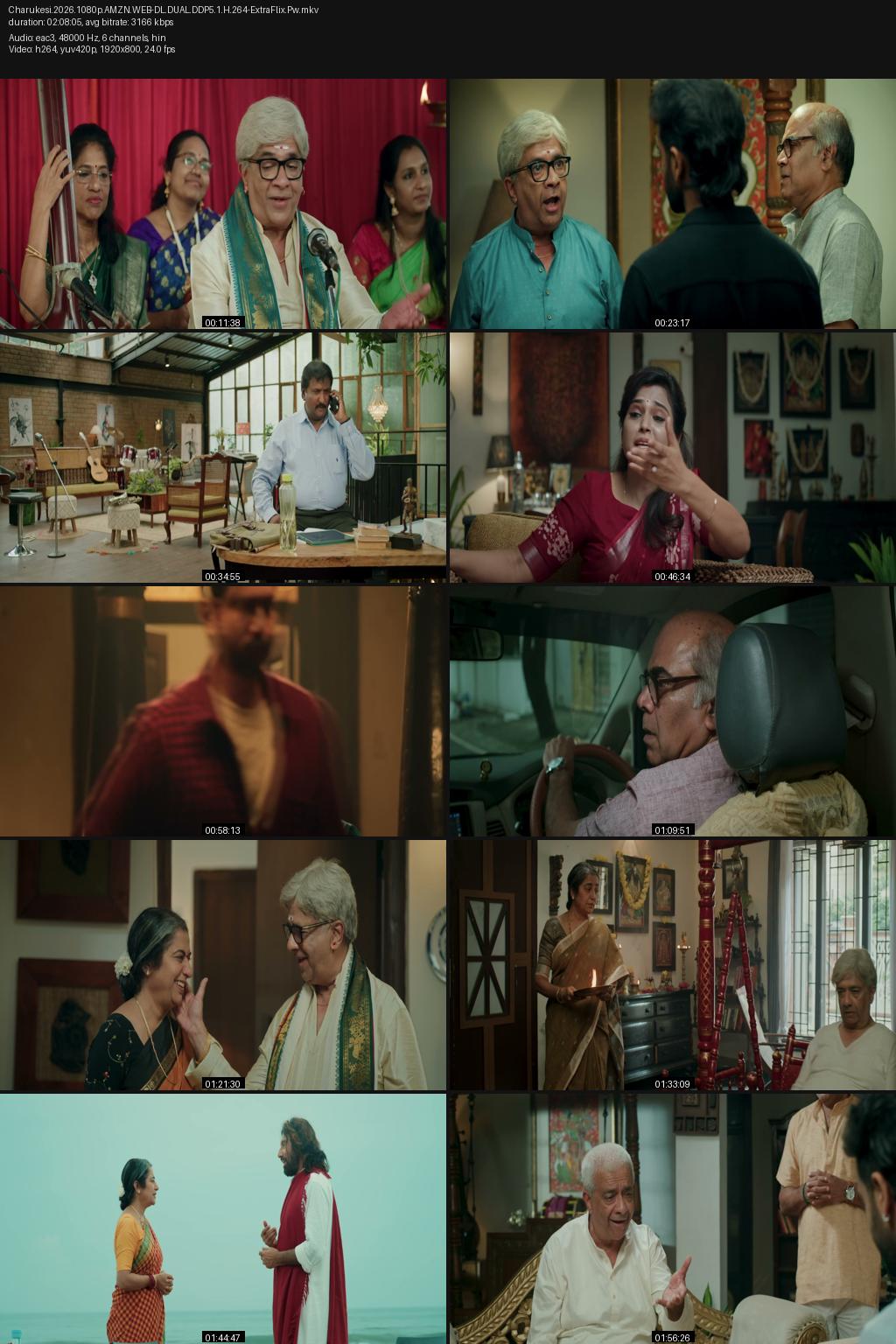 Charukesi (2026) [Hindi-Tamil] 1080p 720p 480p Amazon WEB-DL ESub Screenshots