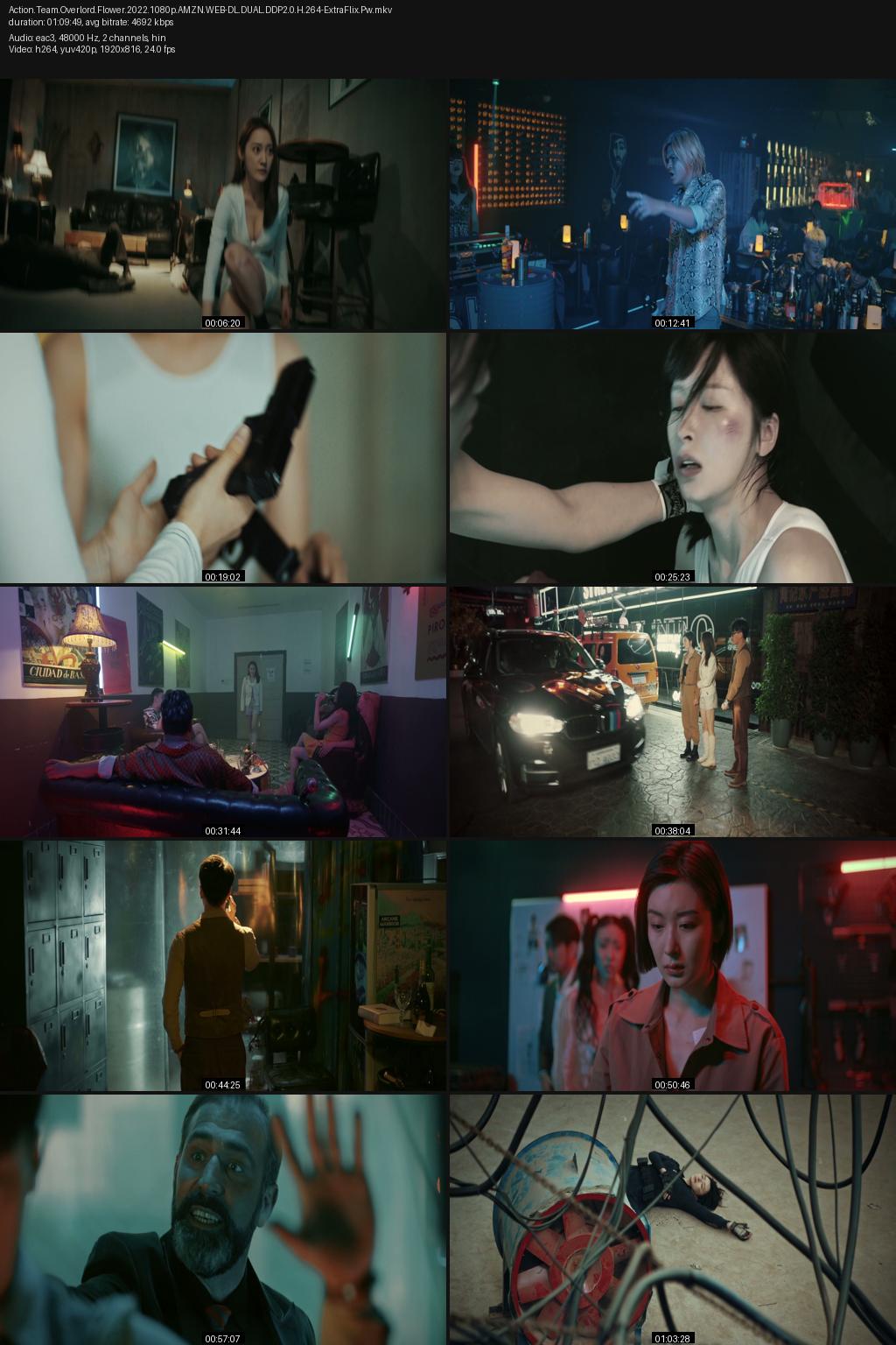 Action Team Overlord Flower (2022) [Hindi-Chinese] 1080p 720p 480p Amazon WEB-DL ESub Screenshots