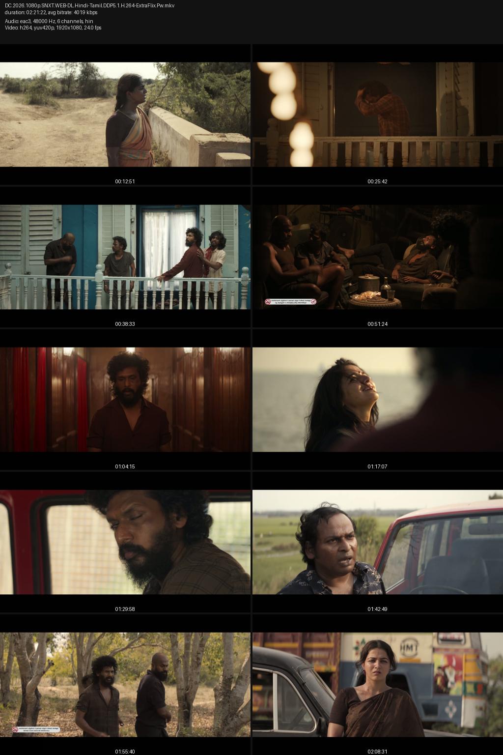 DC (2026) [Hindi-Tamil] 4K 2160p 1080p 720p 480p SunNxT WEB-DL ESub Screenshots