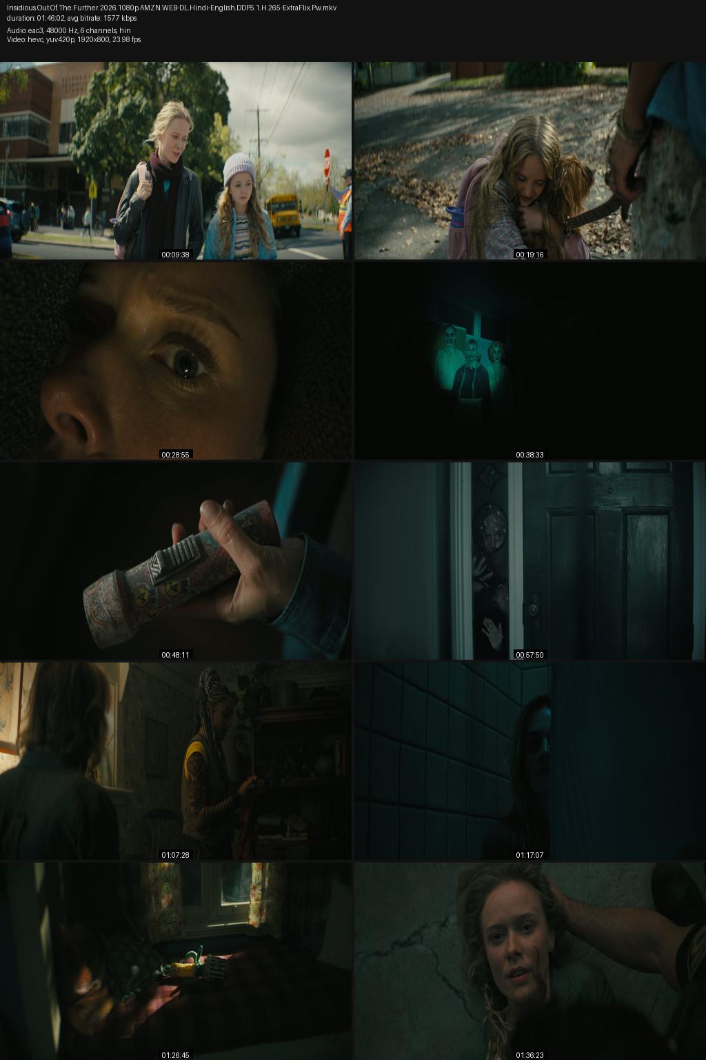 Insidious: Out of the Further (2026) [Hindi-English] 4K 2160p 1080p 720p 480p Amazon WEBRip ESubs Screenshots